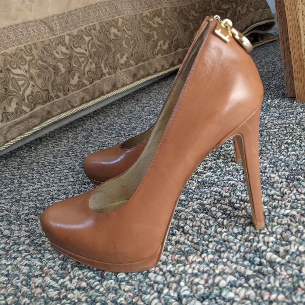 MMK Leather Stilettos EUC